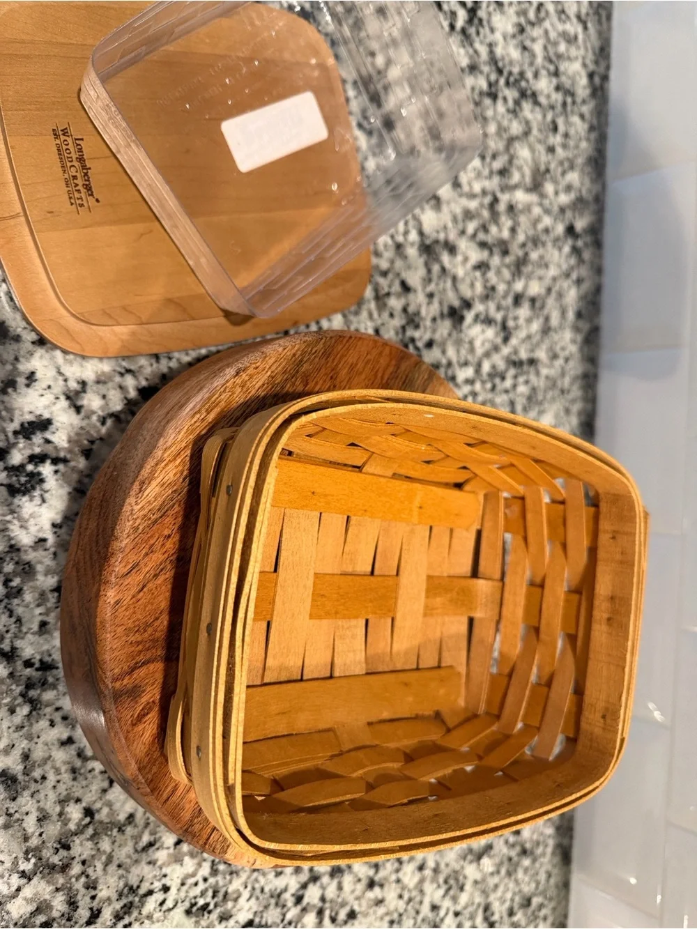 Longaberger Notepad Basket 2005